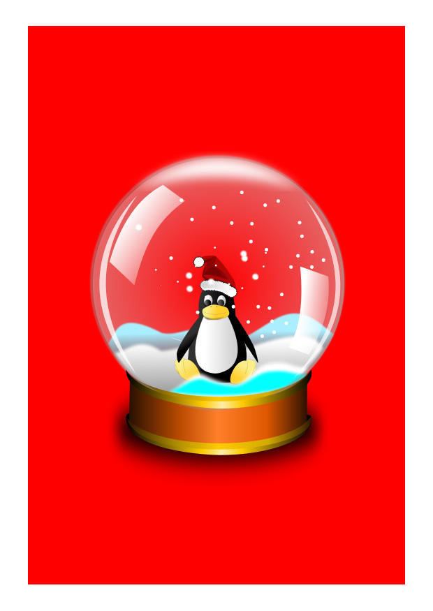 Image boule A  neige